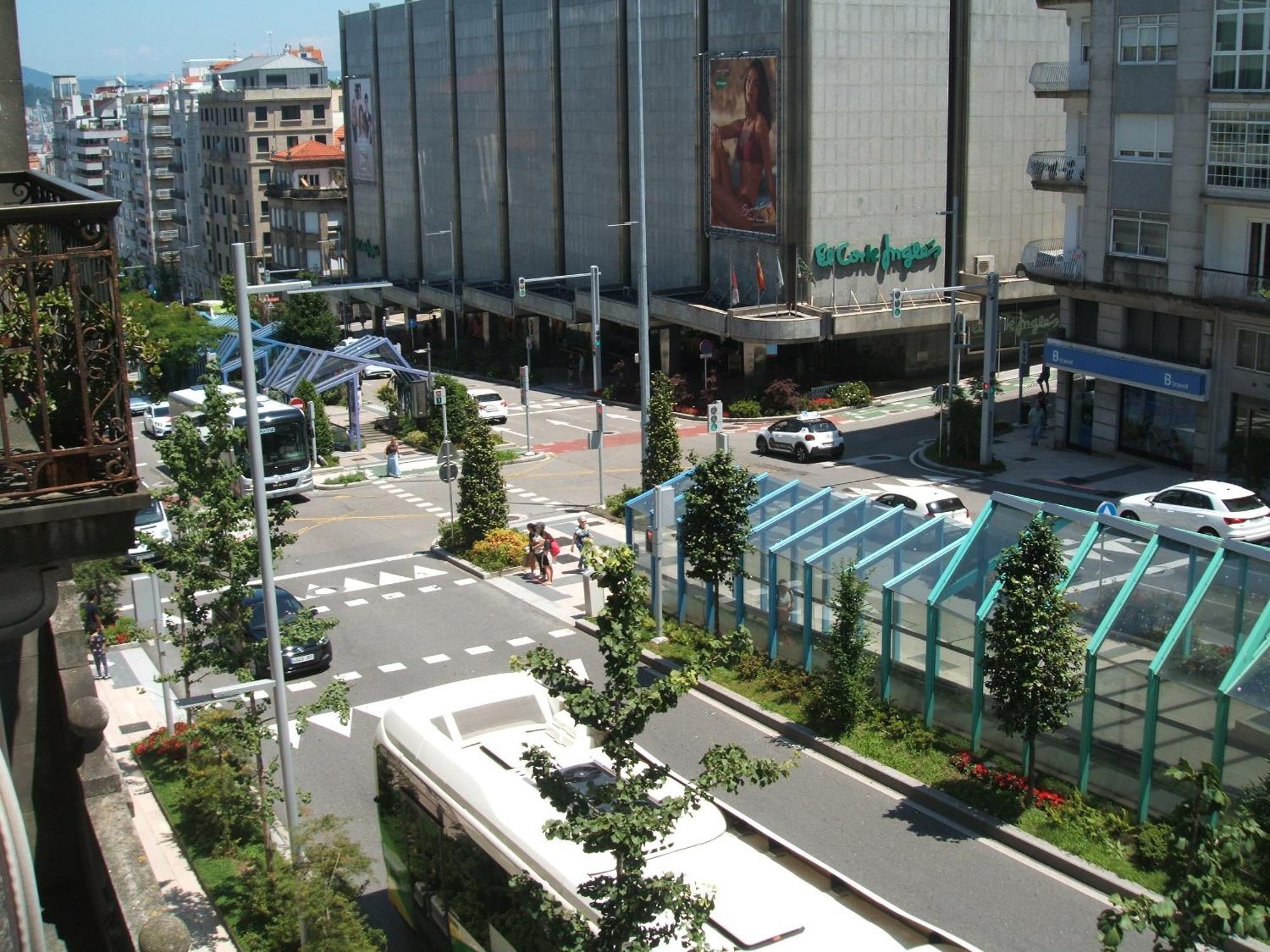 Apartmán Piso Gran Via Vigo Exteriér fotografie